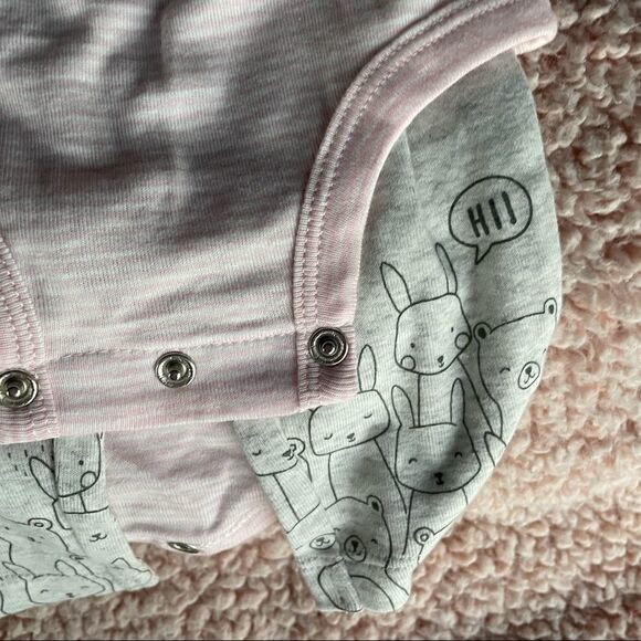 Nwt Carter's 3 piece 9month vest one piece pant set - Picture 4 of 5